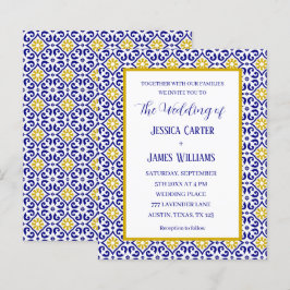 Rustikale portugiesische Fliesen mediterrane Hochz