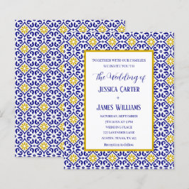 Rustikale portugiesische Fliesen mediterrane Hochz