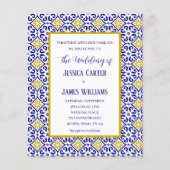 Rustikale portugiesische Fliesen mediterrane Hochz (Vorderseite)