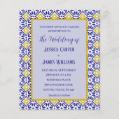 Rustikale portugiesische Fliesen mediterrane Hochz (Vorderseite)