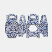 Rustikale portugiesische Tiles Wedding Geschenkschachtel (Ungefaltet)