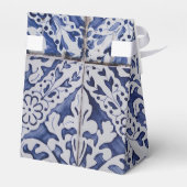 Rustikale portugiesische Tiles Wedding Geschenkschachtel (Rückseite)
