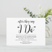 Rustikale Posten-Hochzeits-Brunch-Einladungs-Karte Einladung (Stehend Vorderseite)