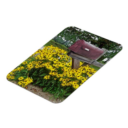 Rustikale Postfach Kunst Magnet (Linke Seite)