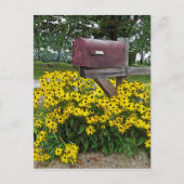 Rustikale Postfach Kunst Postkarte (Vorderseite)