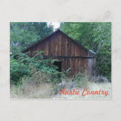 Rustikale Postkarte (Vorderseite)