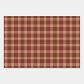 Rustikale primitive Landhäuser und Herz Geschenkpapier Set (Vorderseite 3)