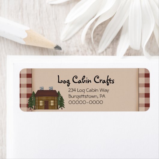 Rustikale, primitive Landloggkabine Rücksendeadres (Insitu)