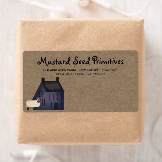 Rustikale, primitive Saltbox House & Sheep Shippin (Insitu)