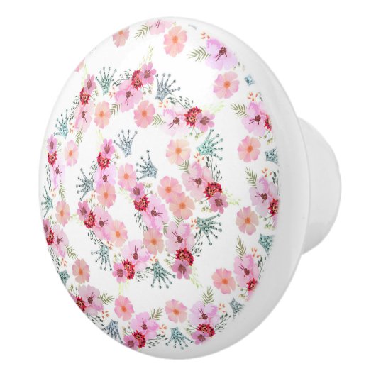 Rustikale Prinzessinnen Shabby Chic Keramikknauf (Rechts)