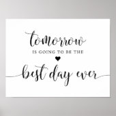 Rustikale Probe Abendessen Dekoration Unterschreib (Vorne)