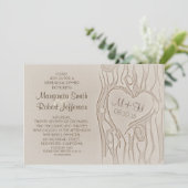 rustikale Probe-Dinner-Einladungen Einladung (Stehend Vorderseite)