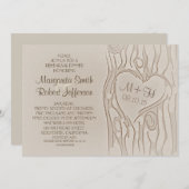 rustikale Probe-Dinner-Einladungen Einladung (Vorne/Hinten)