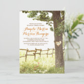 rustikale Probe Einladung (Stehend Vorderseite)