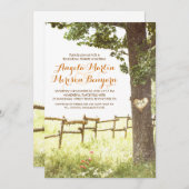 rustikale Probe Einladung (Vorne/Hinten)