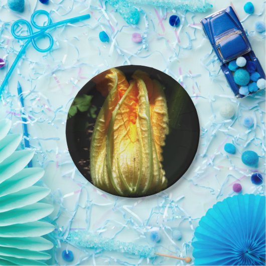 Rustikale, Pumpkin Blossom Custom Paper Teller (Party)