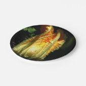 Rustikale, Pumpkin Blossom Custom Paper Teller (Schrägansicht)