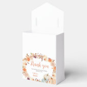 Rustikale Pumpkin Boho Floral Fall in Liebe Gefäll Geschenkschachtel (Geöffnet)