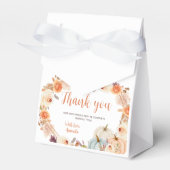 Rustikale Pumpkin Boho Floral Fall in Liebe Gefäll Geschenkschachtel (Vorderseite)