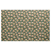 Rustikale Pumpkin Harvest auf Forest Green Stoff (Fat Quarter (45,7 x 55,9 cm))