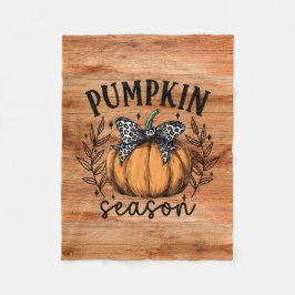 Rustikale Pumpkin Season Cosy Fleecedecke