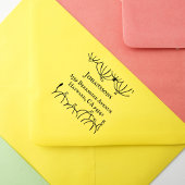 Rustikale Pumpkins Erntedank Rücksendeadresse Gummistempel