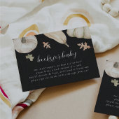 Rustikale Pumpkins Fall Babydusche Buchungsanfrage Begleitkarte