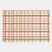Rustikale Pumpkins und Karierte Koordinierung Geschenkpapier Set (Vorderseite 2)
