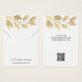 Rustikale QR-Code-Netzwerkkarte (Vorne & Hinten)