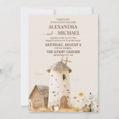 Rustikale Ranch Farm Barn Wedding Einladung (Vorderseite)