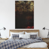 Rustikale Rechtecke Leinwanddruck (Insitu (Schlafzimmer))