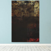 Rustikale Rechtecke Leinwanddruck (Insitu (Holzboden))