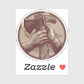 Rustikale Relikte Aufkleber (Blatt)