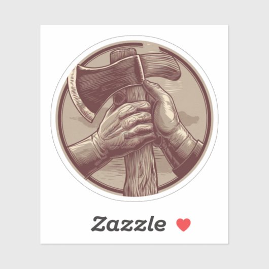 Rustikale Relikte Aufkleber (Blatt)