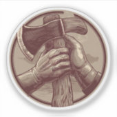 Rustikale Relikte Aufkleber (Vorderseite)