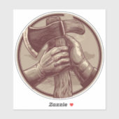 Rustikale Relikte Aufkleber (Blatt)