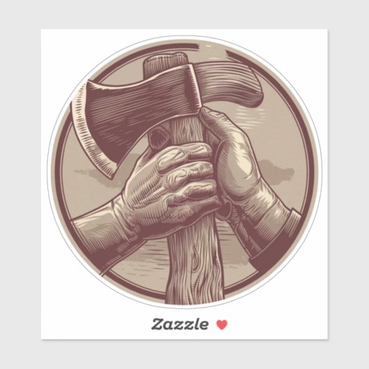 Rustikale Relikte Aufkleber (Blatt)