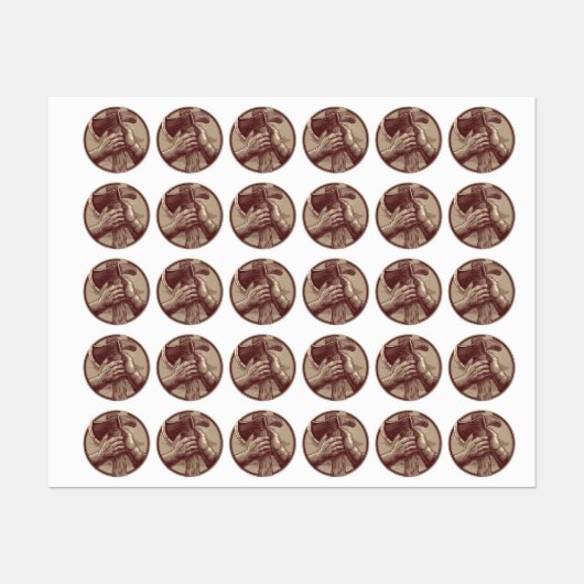 Rustikale Relikte Etiketten (Blatt)