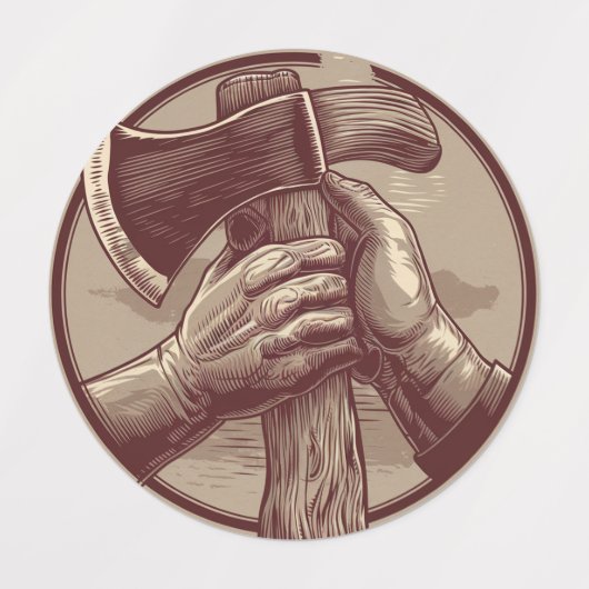 Rustikale Relikte Etiketten (Design 1)