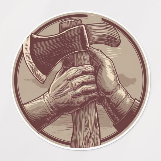 Rustikale Relikte Etiketten (Design 1)