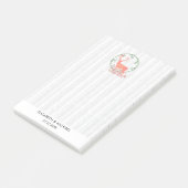 Rustikale Rentier Boho Wasserfarbenhochzeit Post-it Klebezettel (angewinkelt)