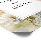 Rustikale Retro-Wildblumen - Zeichen Poster (Ecke)