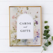 Rustikale Retro-Wildblumen - Zeichen Poster