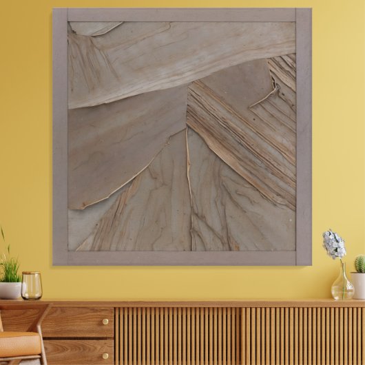 Rustikale Ripples Leinwanddruck (Insitu (Wohnzimmer))