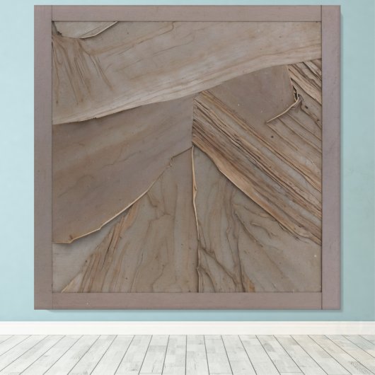 Rustikale Ripples Leinwanddruck (Insitu (Holzboden))