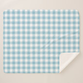 Rustikale River Blue Buffalo Karo Sherpadecke (Vorderseite (Horizontal))
