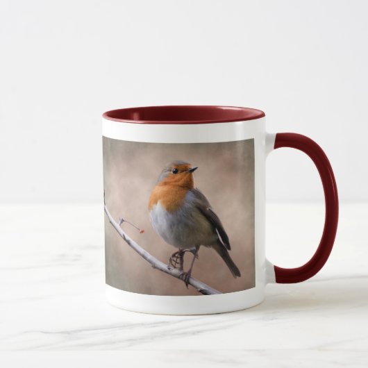 Rustikale Robin-Tasse Tasse (Rechts)