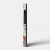 Rustikale Rock Gold Marmor Textur Custom Initials Case-Mate iPhone Hülle (Rückseite / Links)