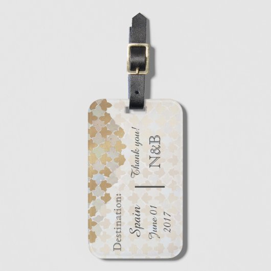 Rustikale Romance | Hochzeit in Gepäckanhänger (Vorderseite Vertikal)