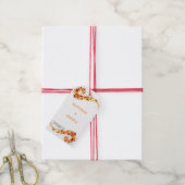 Rustikale romanische Geschenketags Geschenkanhänger (Mit Garn)
